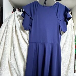 Elegant Navy Blue Dress